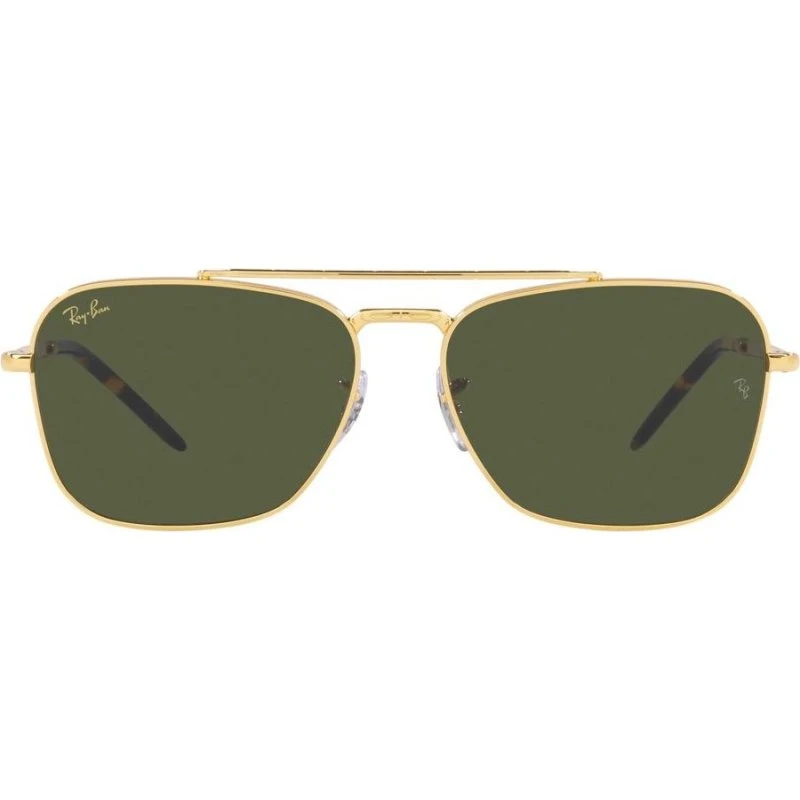 Ray-Ban New Caravan RB3636 Lunettes de Soleil Géométriques Dorées