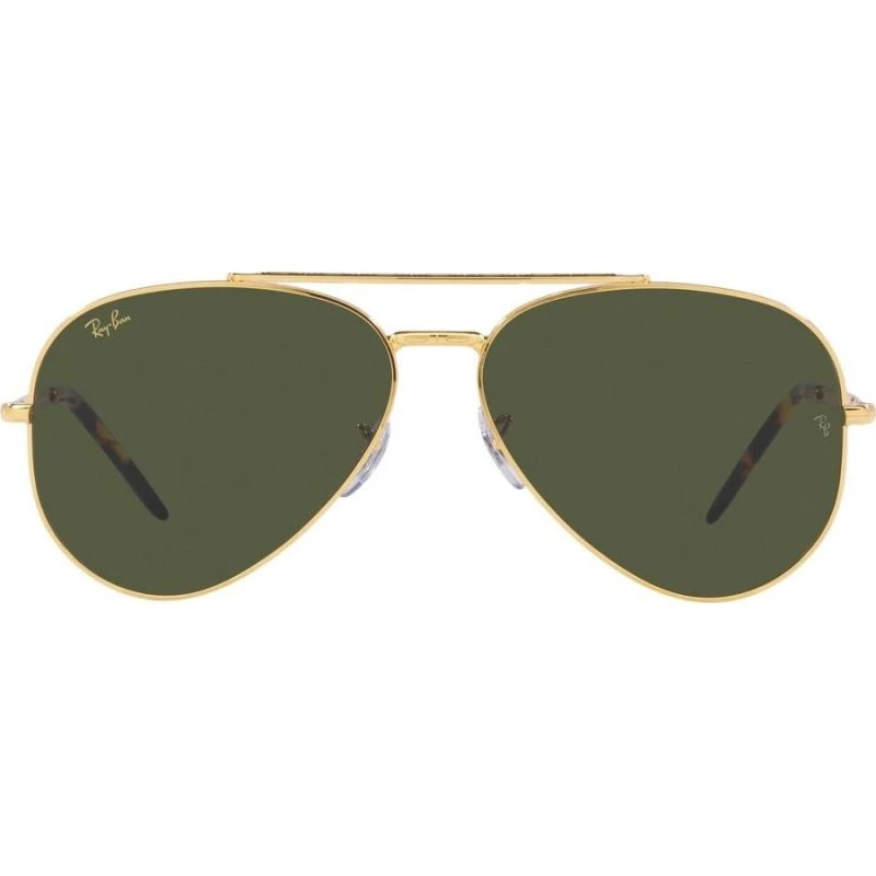 Ray-Ban New Aviator RB 3625 Lunettes de Soleil Unisexe Doré Vert 58mm