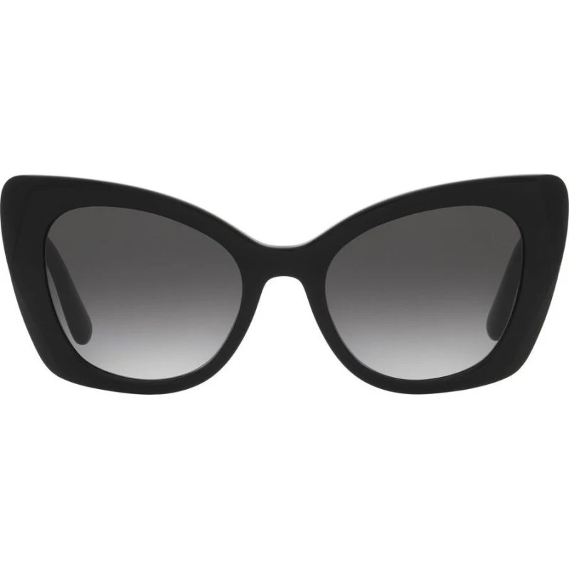 Dolce & Gabbana DG 4405 Lunettes de Soleil Œil de Chat Noir et Gris