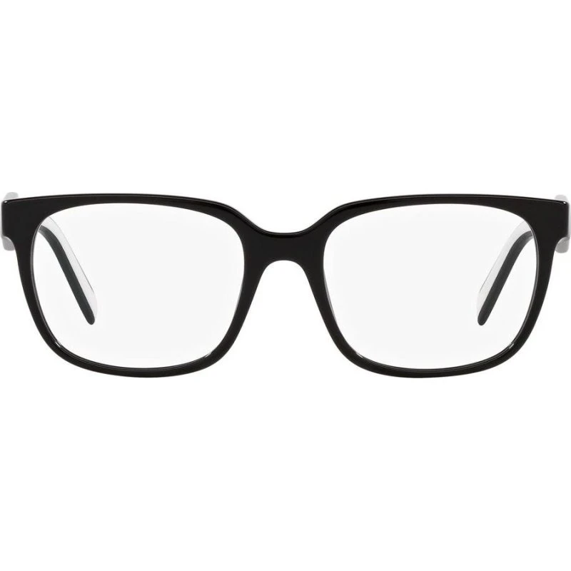 Prada PR 17ZV : Lunettes de Vue Carrées pour Femme - Noir