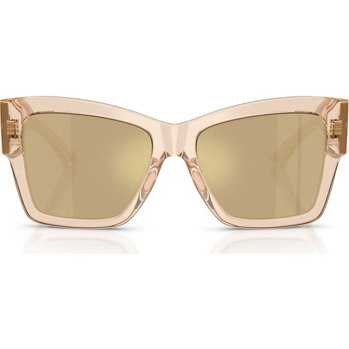 Dolce & Gabbana DG 4493 Lunettes de Soleil Papillon Marron Doré