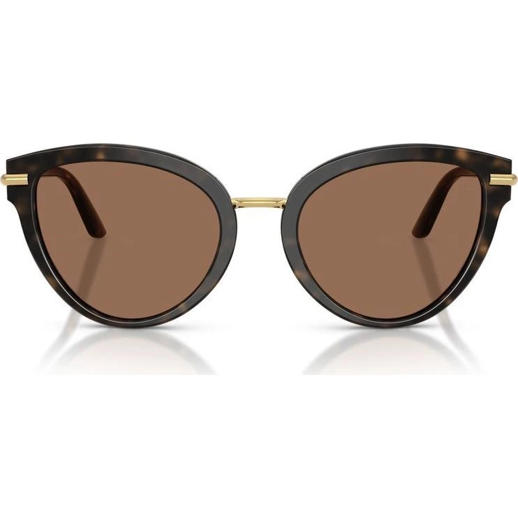 Dolce & Gabbana DG 4492 Lunettes de Soleil Papillon Marron 55mm