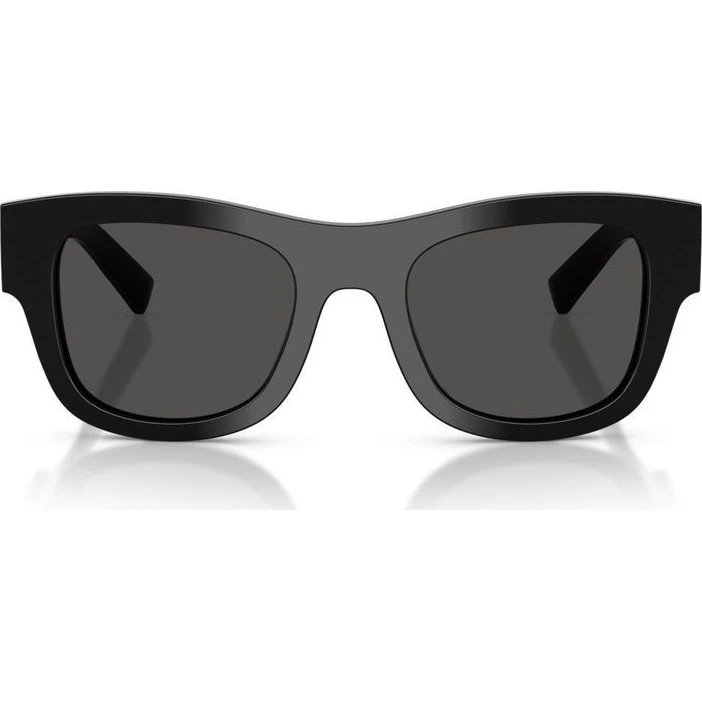 Dolce & Gabbana DG 4509 Lunettes de Soleil Carrées Noires et Grises