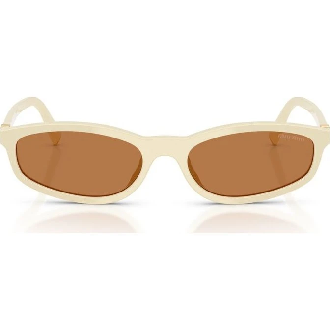 Miu Miu MU A06S Lunettes de Soleil Ovales pour Femme