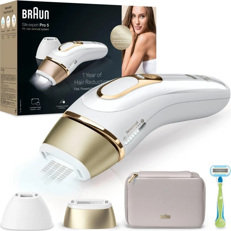 BRAUN Silk·expert Pro 5 - Épilateur IPL à la maison