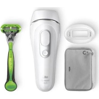 Braun Silk Expert Pro 5 Épilateur Homme IPL Blanc/Argent