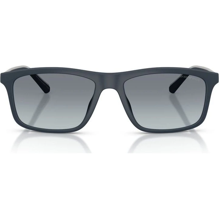 Emporio Armani EA 4257U Lunettes de Soleil Homme Carrées Bleues