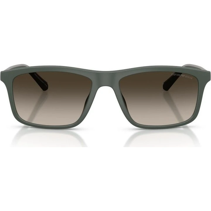 Emporio Armani EA 4257U Lunettes de Soleil Homme Vert Carrées