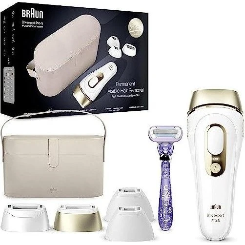 Braun Silk·Expert Pro 5 IPL Blanc/Doré