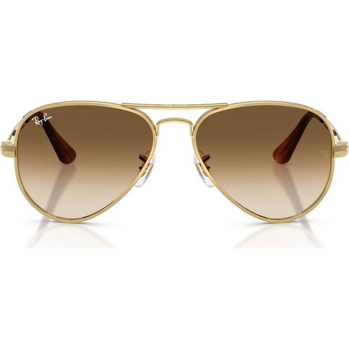 Ray-Ban RB 3925 Aviator Max Lunettes de Soleil Pilote Or et Marron