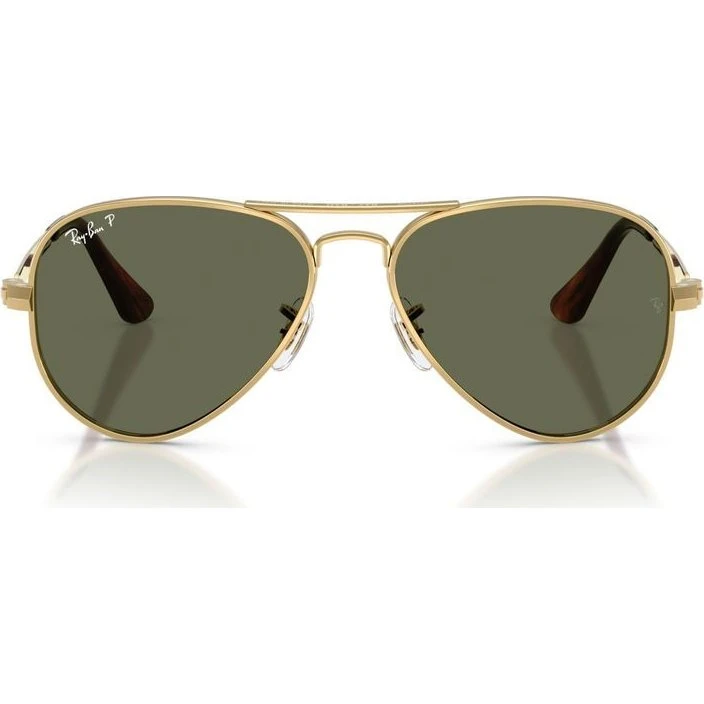 Ray-Ban RB 3925 Aviator Max Lunettes de Soleil Polarisées Or/Vert