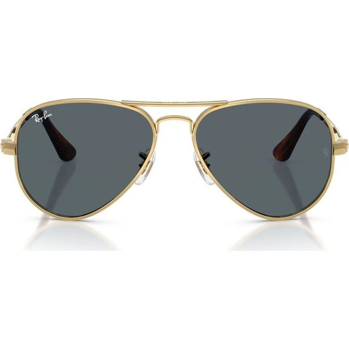 Ray-Ban RB 3925 Aviator Max Lunettes de Soleil Pilote Or et Bleu