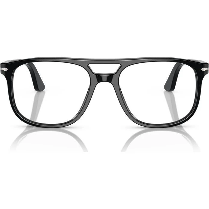 Persol Greta Po 3329v Lunettes de Vue Pilote Noir Unisexe