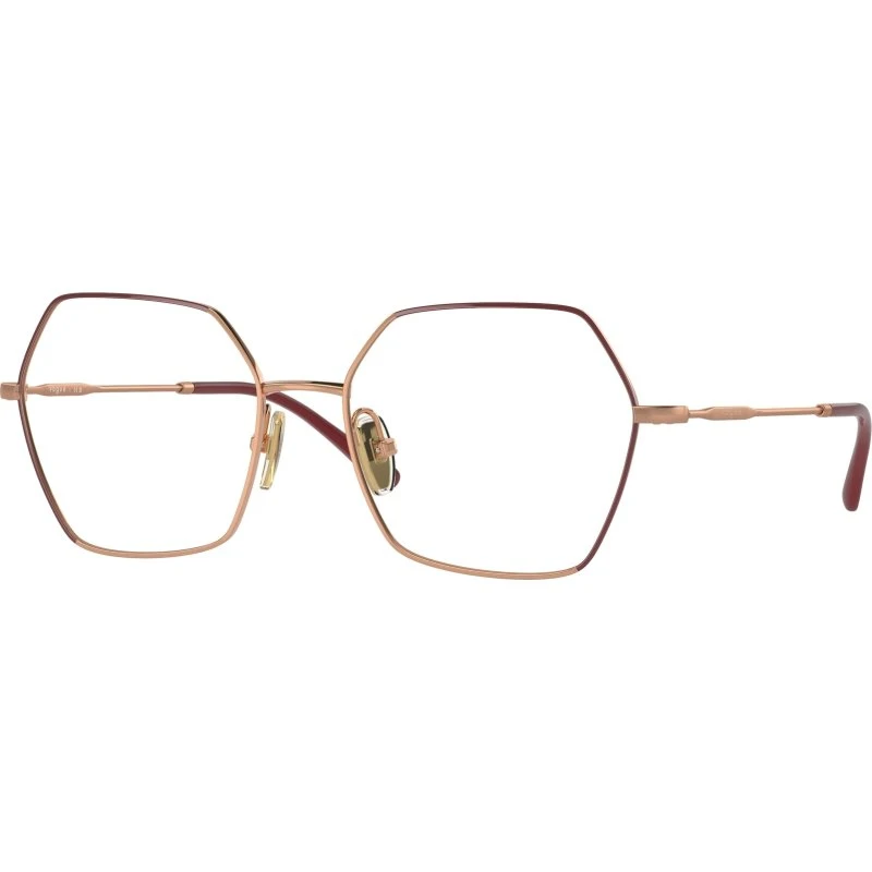 Vogue Eyewear VO4297T : Montures Optiques Géométriques en Titane Rouge
