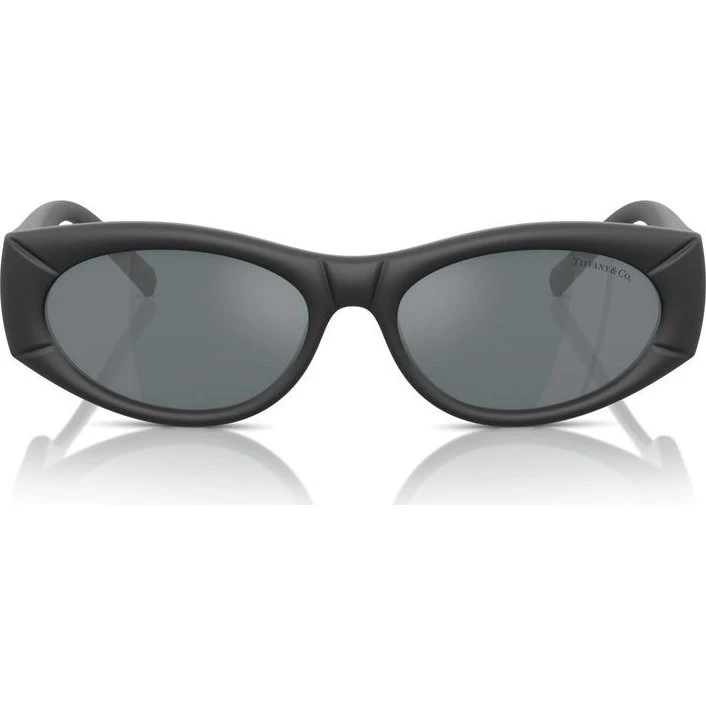 Tiffany & Co. TF 4222U Lunettes de Soleil Rondes Noires et Grises