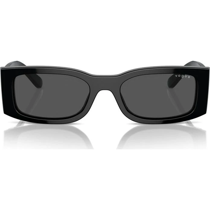 Vogue Vo 5584s Lunettes de Soleil Rectangulaires pour Femme - Noir/Gris