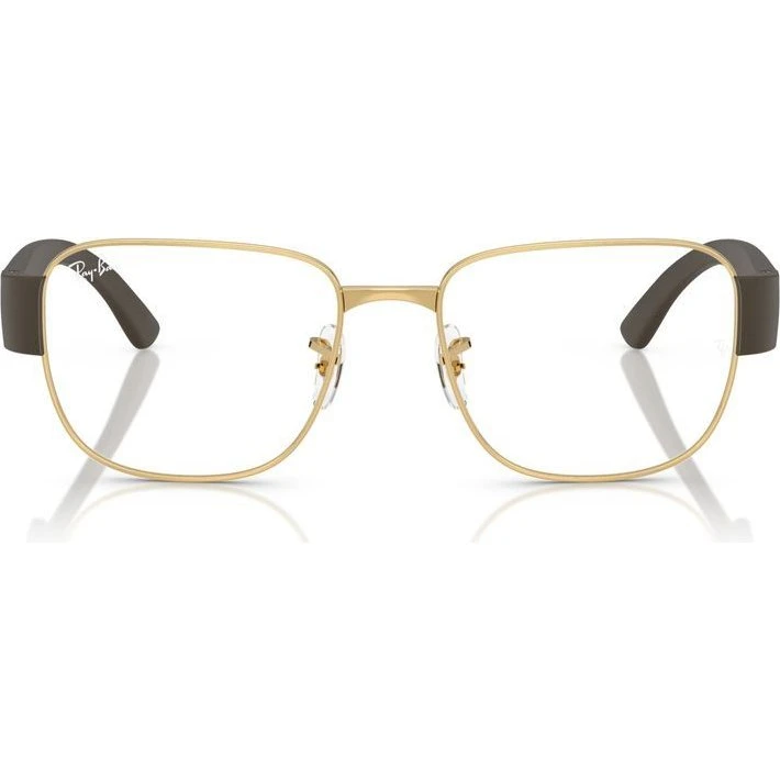 Ray-Ban RX 6532 Lunettes de Vue Unisexe Dorées Carrées