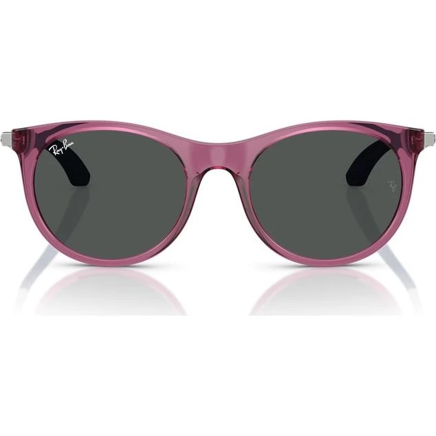Ray-Ban RJ 9082S Lunettes de Soleil Enfant Rose et Gris 47mm