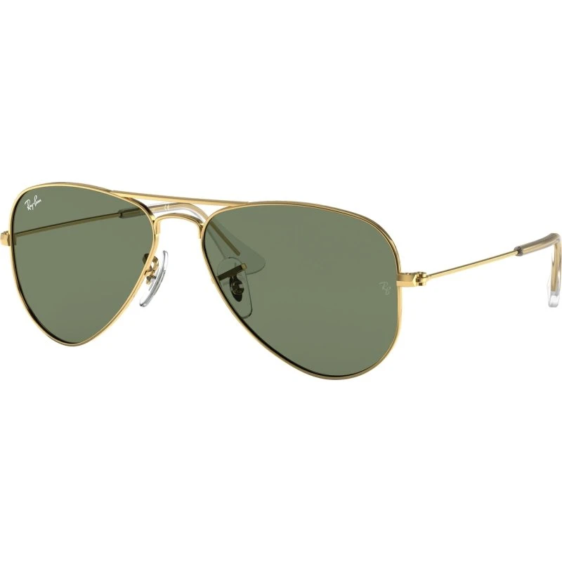 Ray-Ban Junior Aviator RJ9506S - Lunettes de Soleil Or et Vert