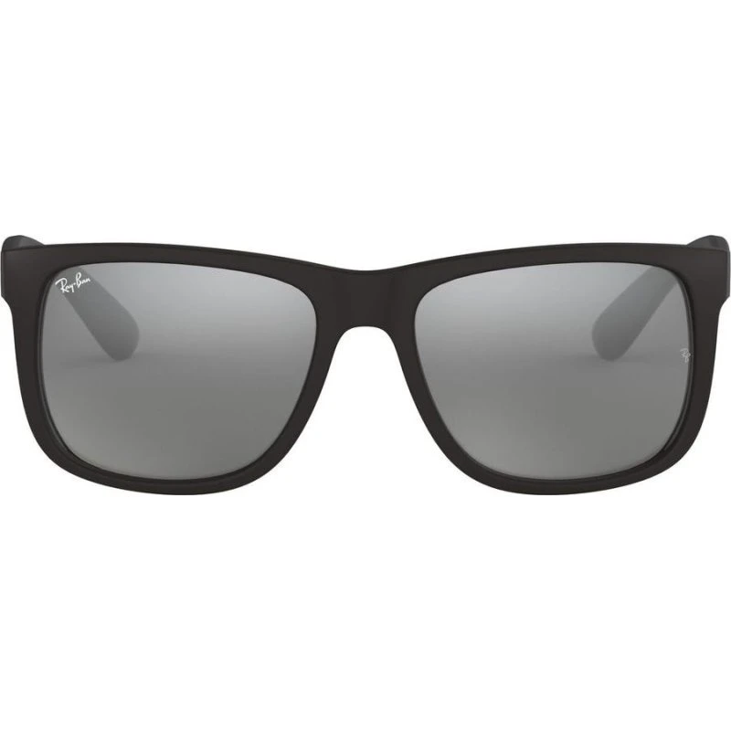Ray-Ban Justin RB 4165 Lunettes de Soleil Carrées Noires et Grises