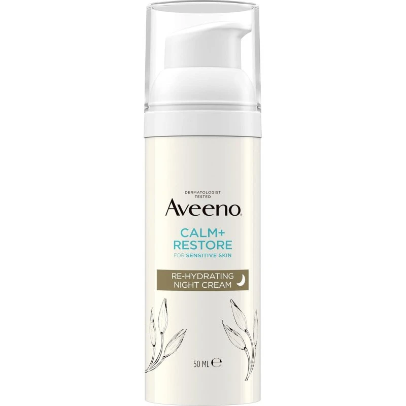 Aveeno Calm + Restore Crème Nuit Réhydratante 50 ml