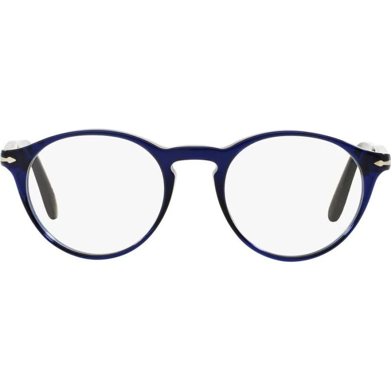 Persol PO 3092V Lunettes de Vue Rondes Bleues en Acétate