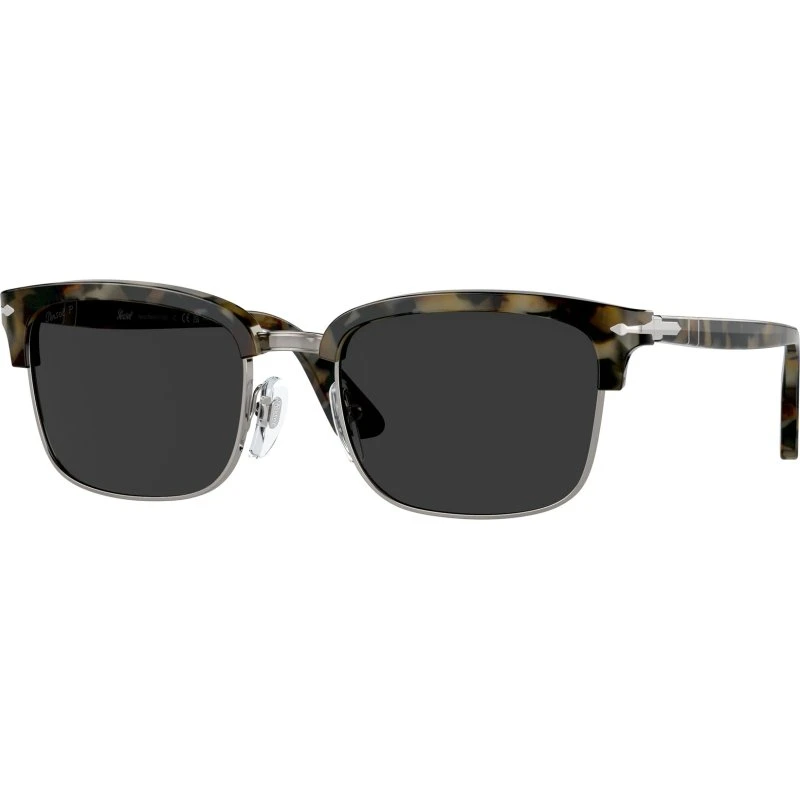 Persol PO3327S Lunettes de Soleil Carrées Écaille et Gris Polarisées