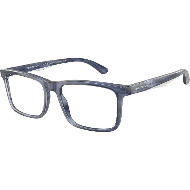 Emporio Armani EA3227 6054 Montures Optiques Acétate Bleu