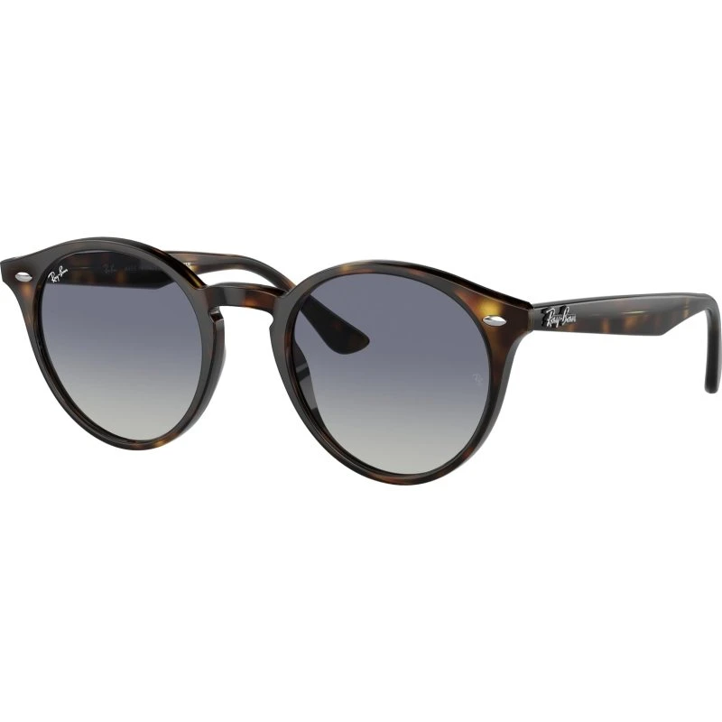 Ray-Ban RB2180 Lunettes de Soleil Rondes en Acétate Écaille