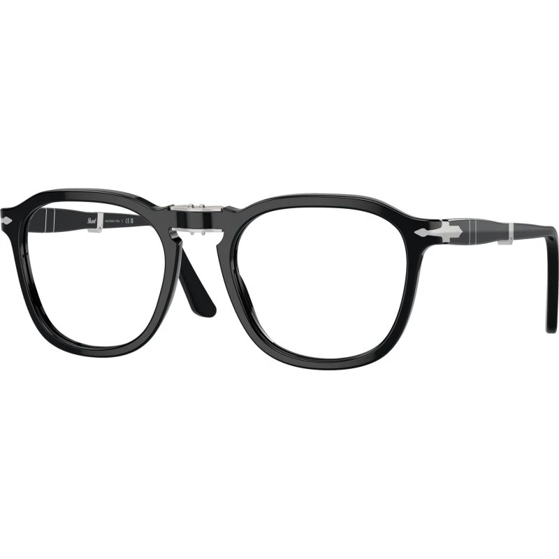 Persol PO3345V RENE' Montures Optiques Carrées en Acétate Noir