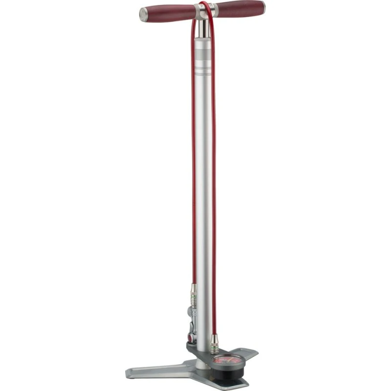 Silca SuperPista Ultimate Hiro - Pompe à pied argent 11 bar