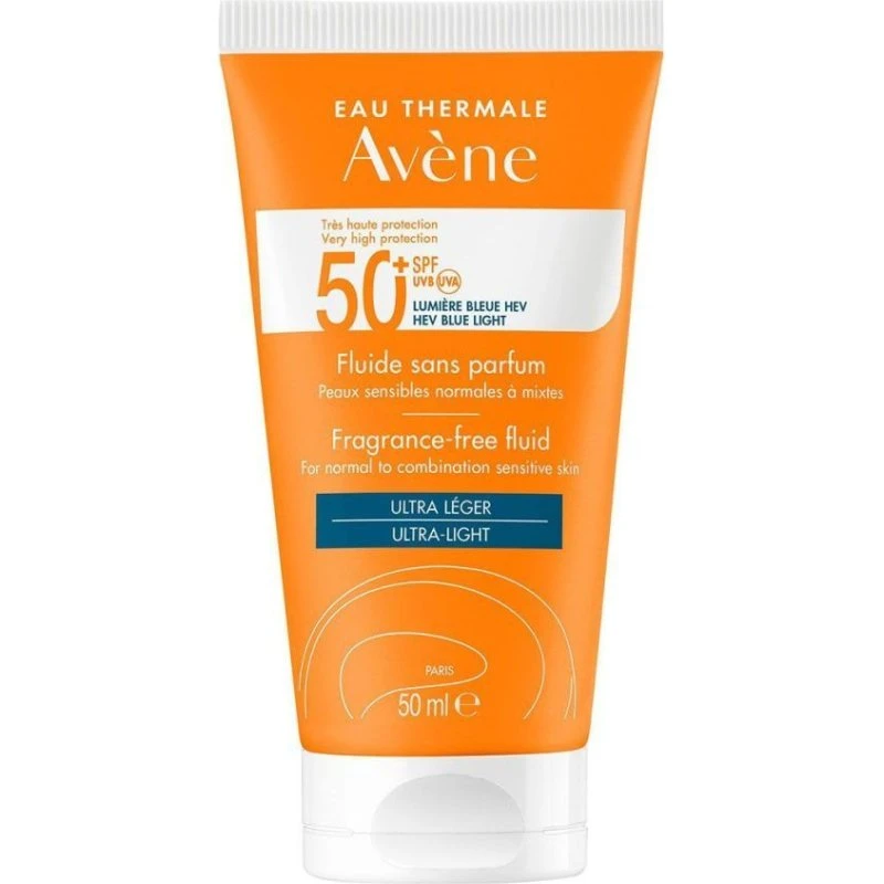Avène Fluide Solaire SPF 50+ Sans Parfum 50ml