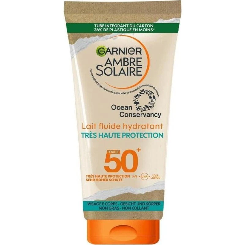 Garnier Ambre Solaire Lait Fluide Hydratant FPS50 175ml