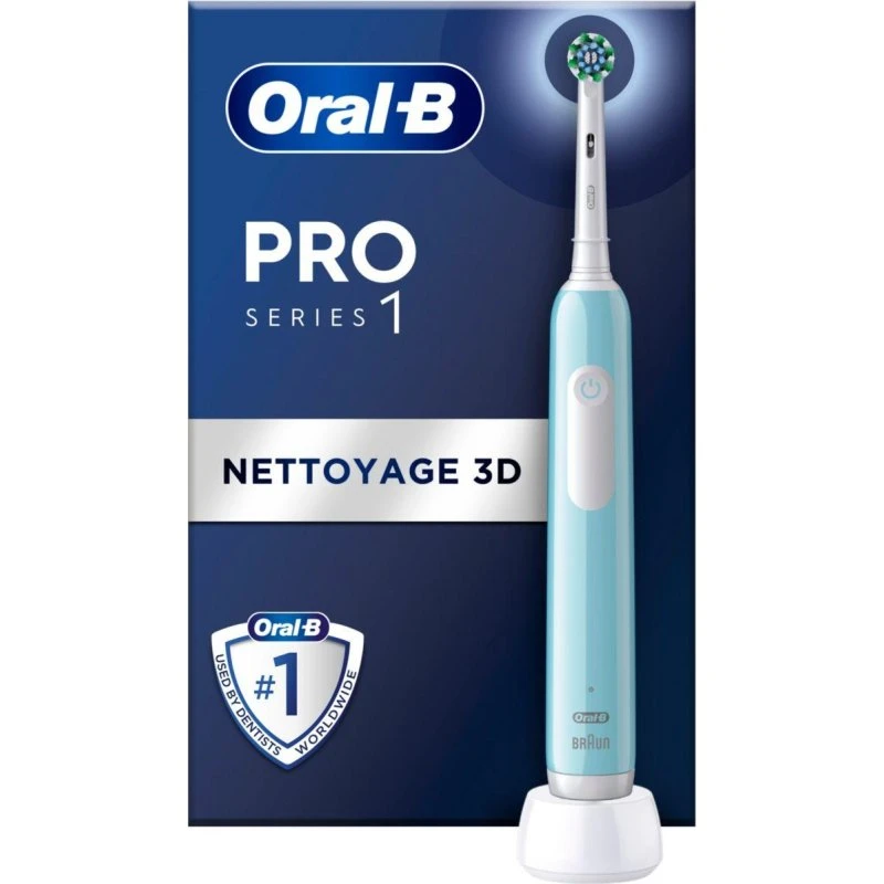 Oral-B Pro 1 Bleue Cross Action + 1 brossette