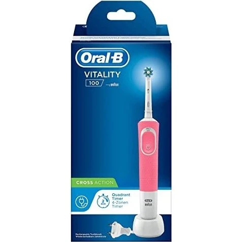 Oral-B Vitality 100 Rose - Brosse à dents électrique rechargeable