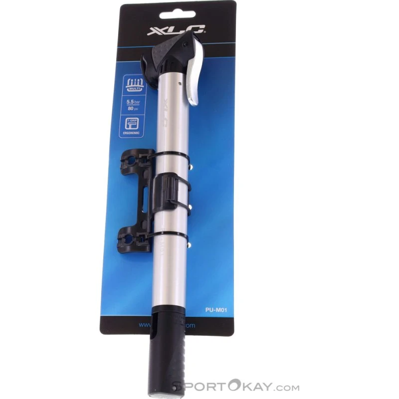 XLC Pu-M01 Alpha 265 Mini pompe à main alu argent