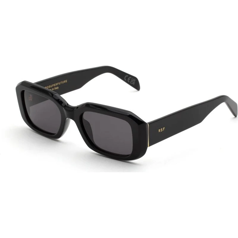Retrosuperfuture 5IM SAGRADO Lunettes de Soleil Carrées en Acétate Noir