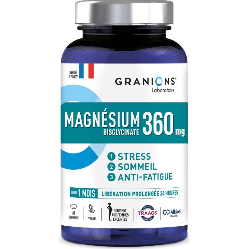 Granions Magnésium 360mg 60 Comprimés