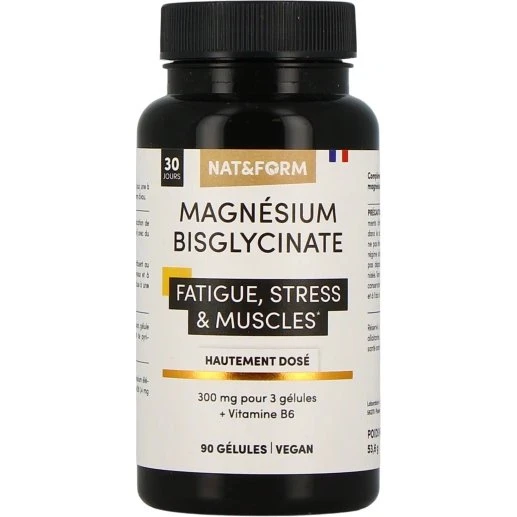 Nat&Form Magnésium Bisglycinate 90 Gélules