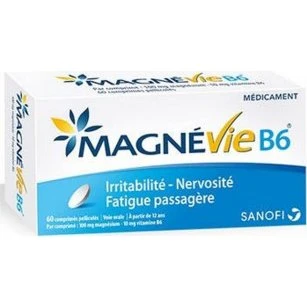 Magnevie B6 100mg/10mg - 60 comprimés