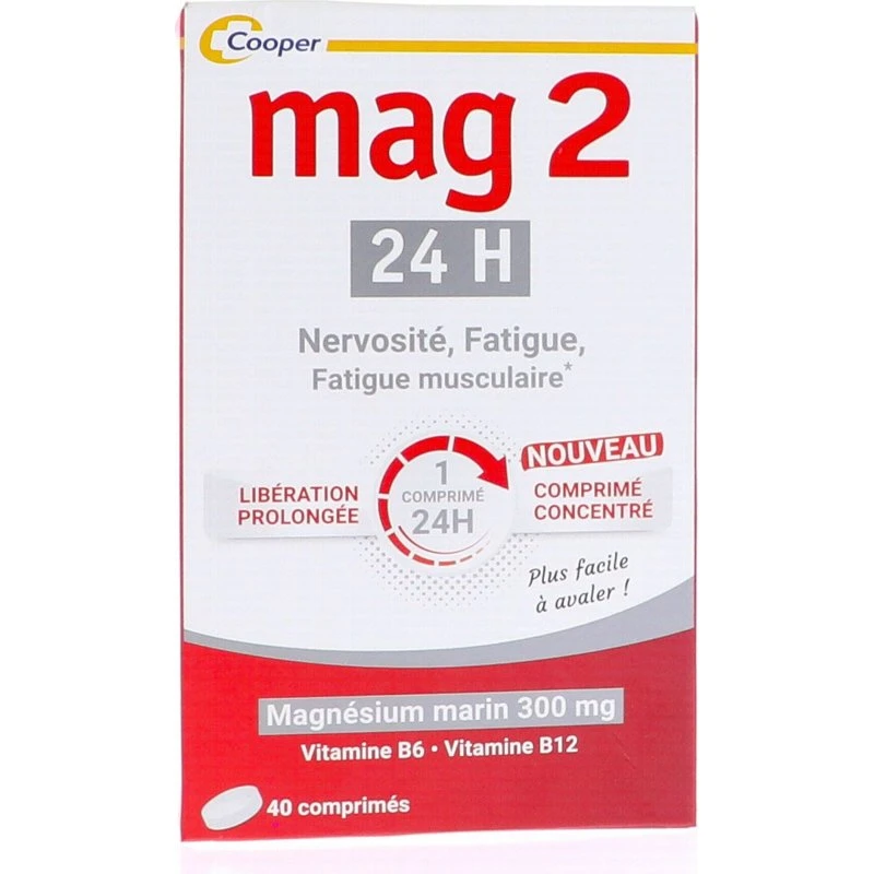 Cooper MAG2 24H Magnésium Marin 300mg