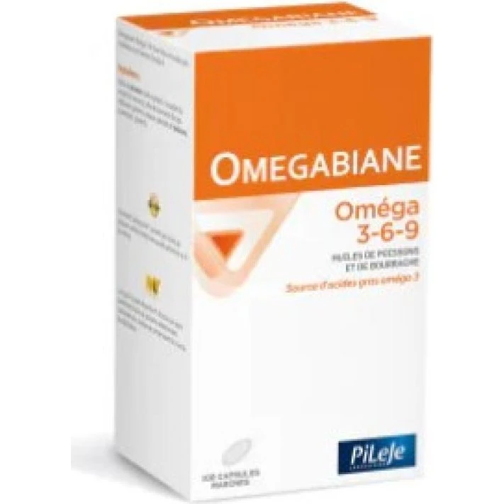 Pileje Omegabiane Oméga 3-6-9 - 100 capsules