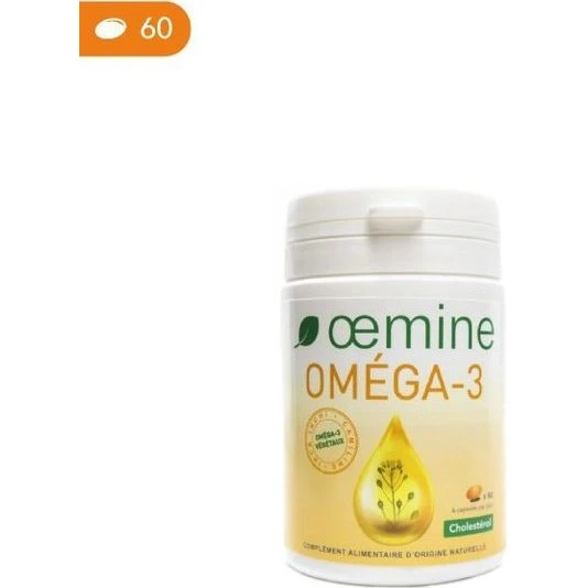 Oemine Oméga-3 60 capsules DHA végétal