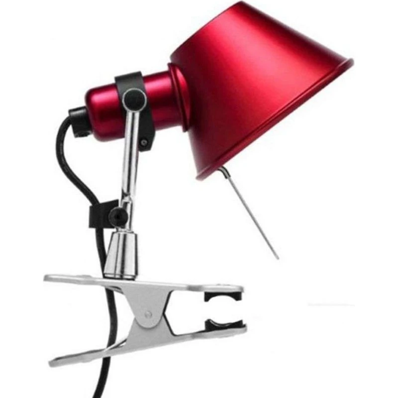 Artemide Tolomeo Micro Pinza Applique Murale Rouge