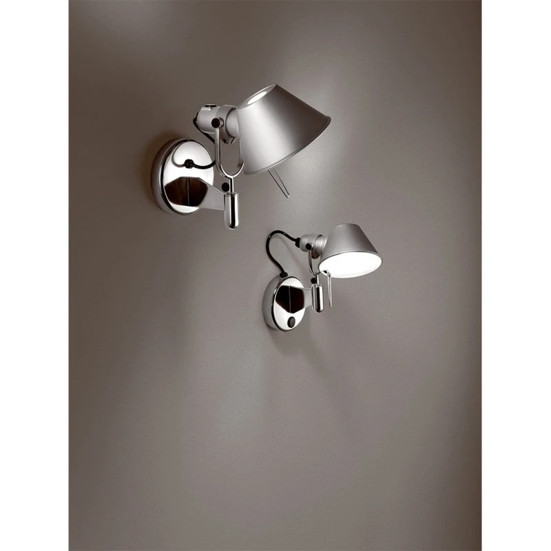 Artemide Tolomeo Faretto Applique Murale E27 en Aluminium