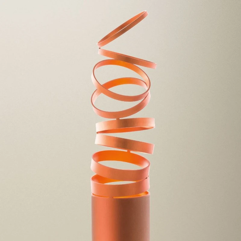 Artemide Decomposé Lampadaire LED Orange