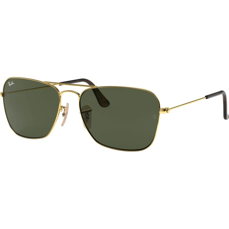 Ray-Ban RB3136 Caravan Lunettes de Soleil Or et Verres G15