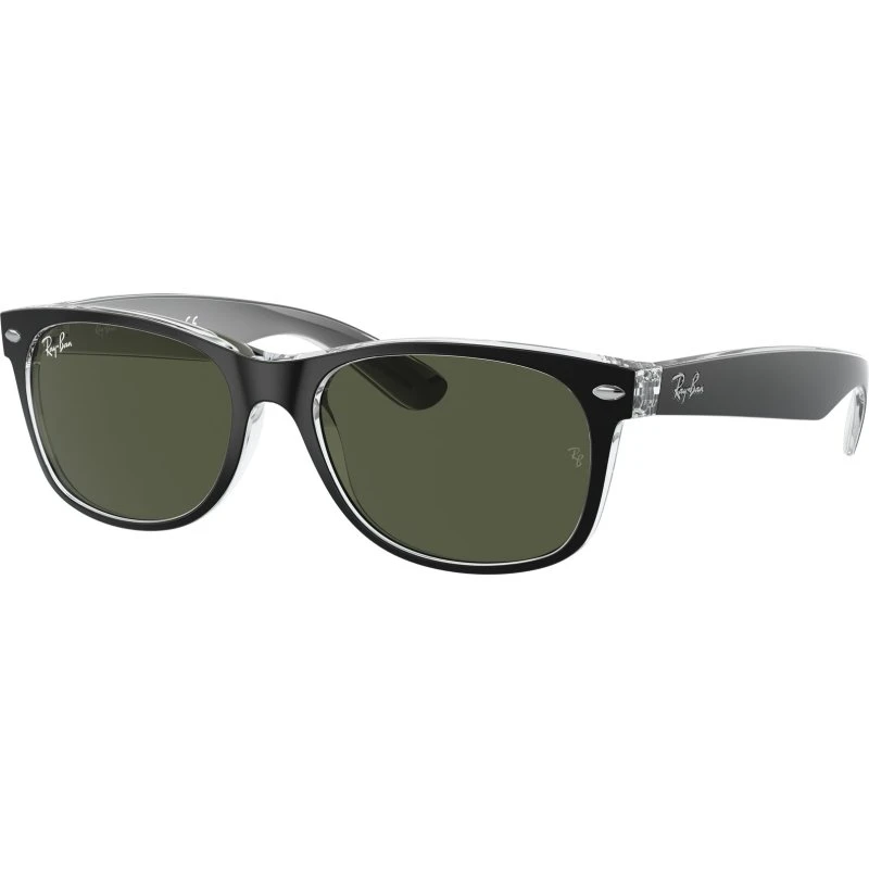 Ray-Ban RB2132 New Wayfarer Lunettes de Soleil Carrées Noires G15
