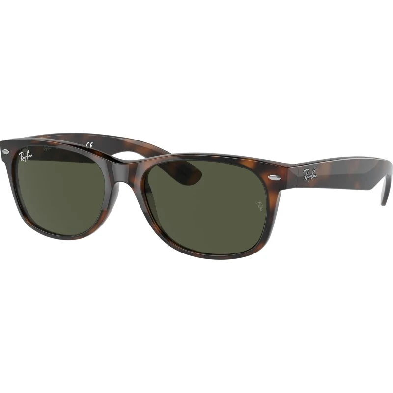 Ray-Ban RB2132 New Wayfarer - Lunettes de soleil Écaille Vert G15