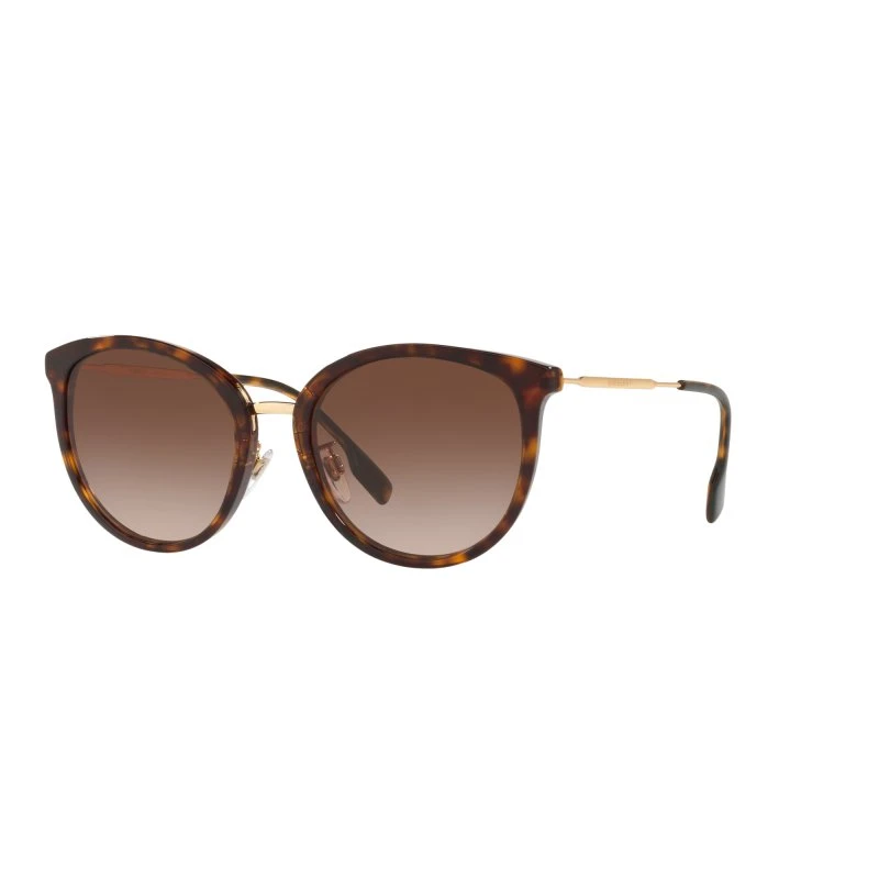 Burberry BE4289D 300213 Lunettes de soleil rondes en acétate marron